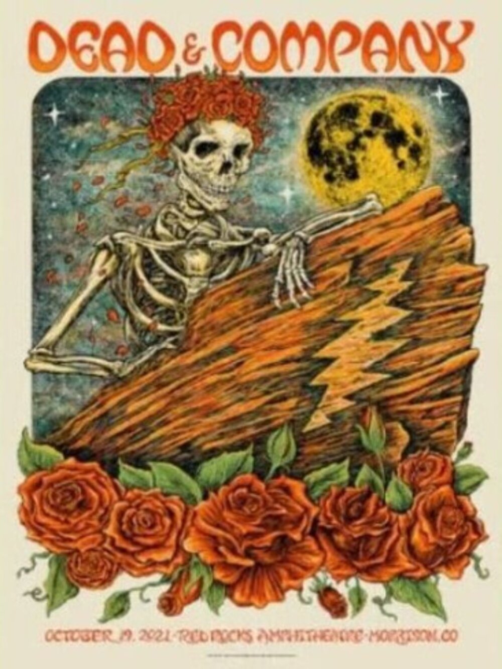 Dead & Company CD Soundboards (3-CD) ~ Red Rocks Amphitheatre 10/19/21 ~ New!